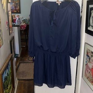 Almost brand new JOIE small navy blue dress